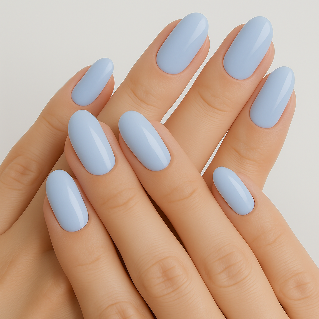 Baby Blue - gel stickers