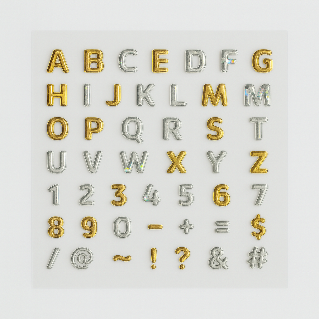 Alphabet  - stickers decorativas