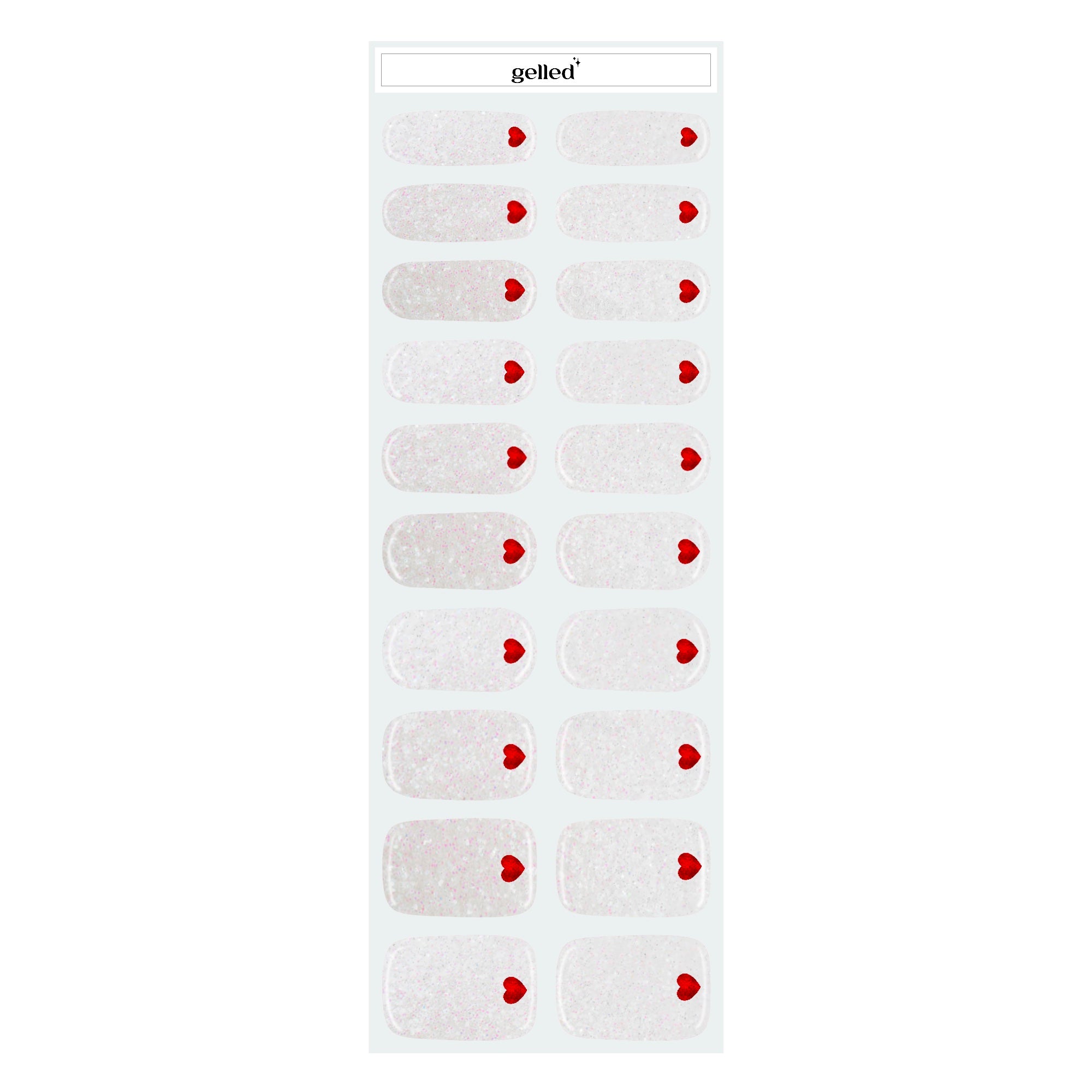 Love Letters - gel stickers