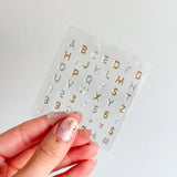 Alphabet  - stickers decorativas