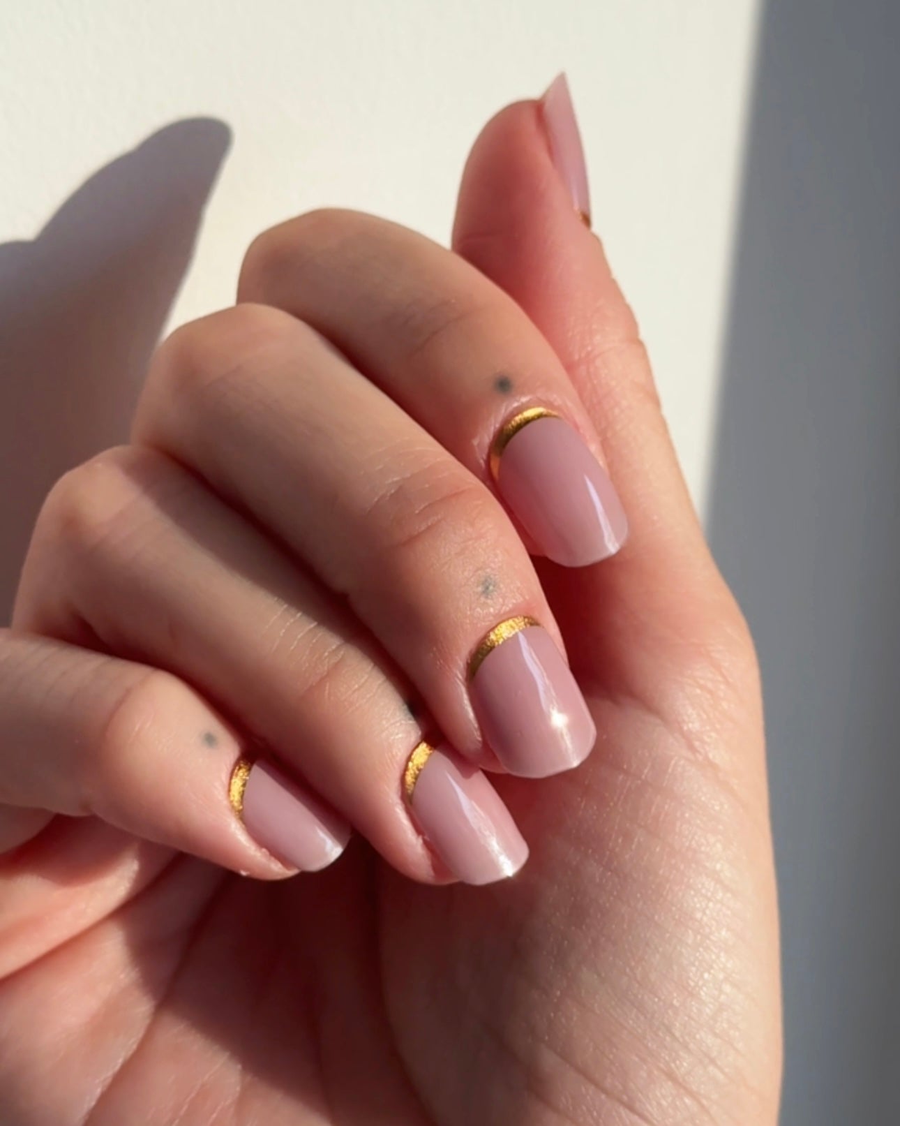 Golden - gel stickers