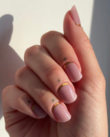 Golden - gel stickers