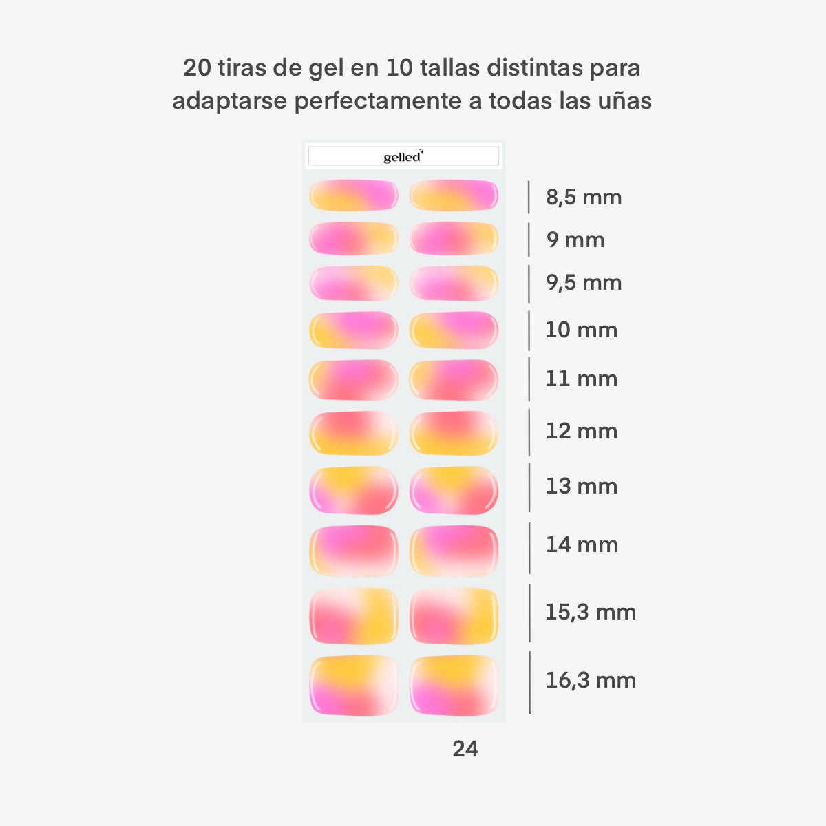 Copacabana - gel stickers