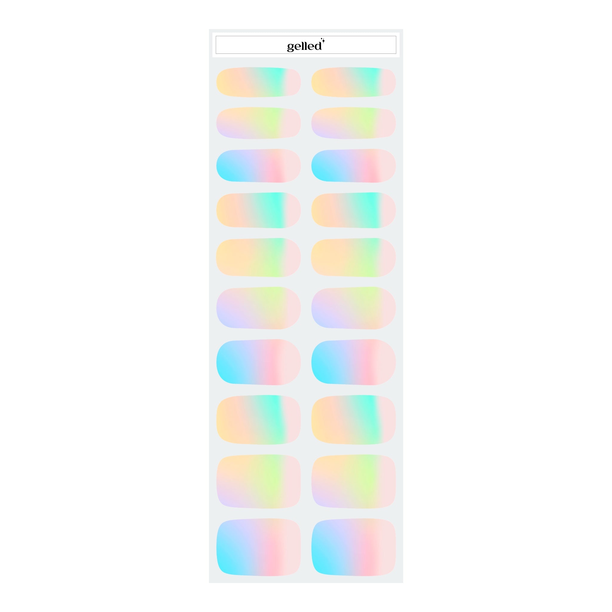 Birthday Cake - Gel Stickers