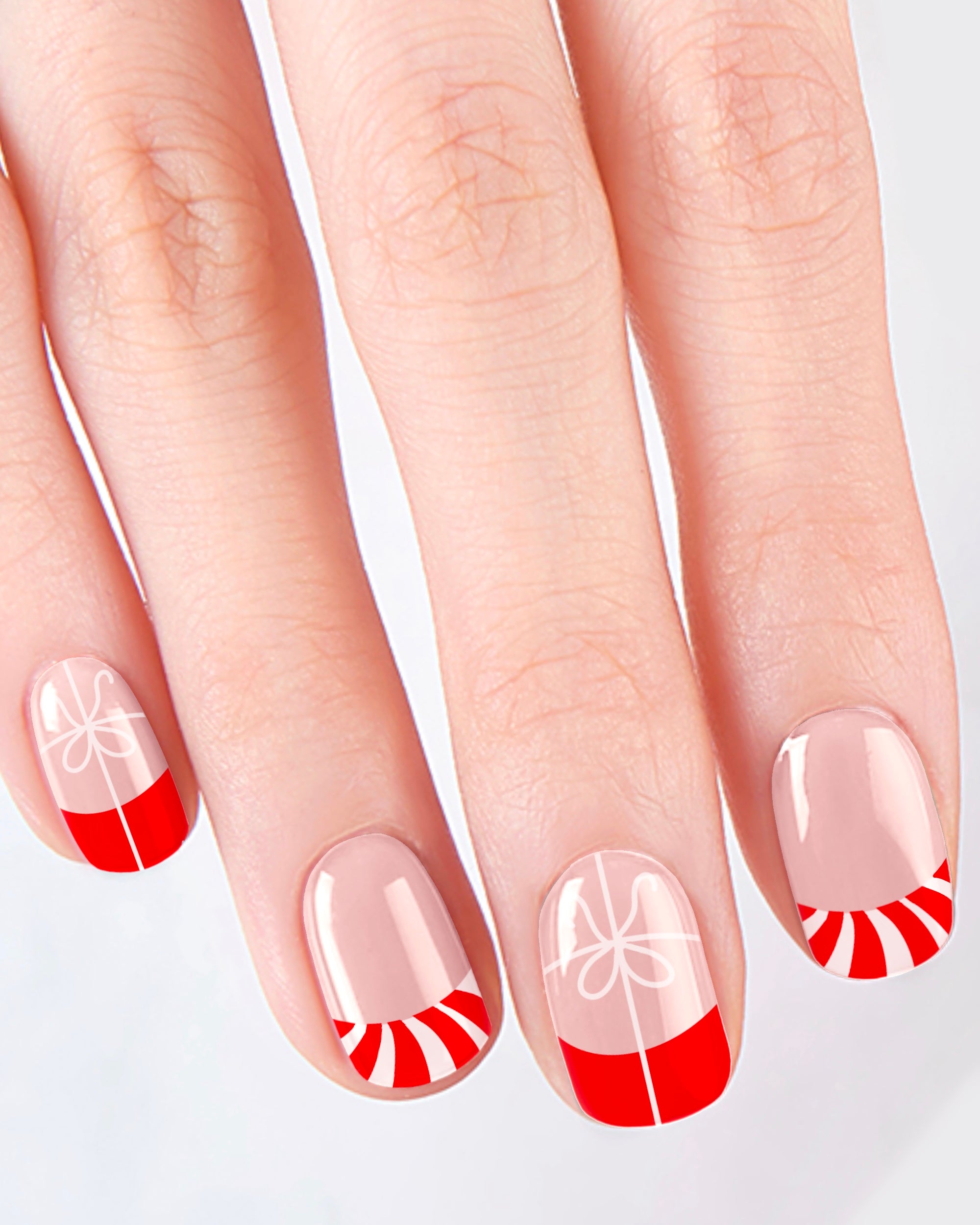 Santa's Gift - gel stickers