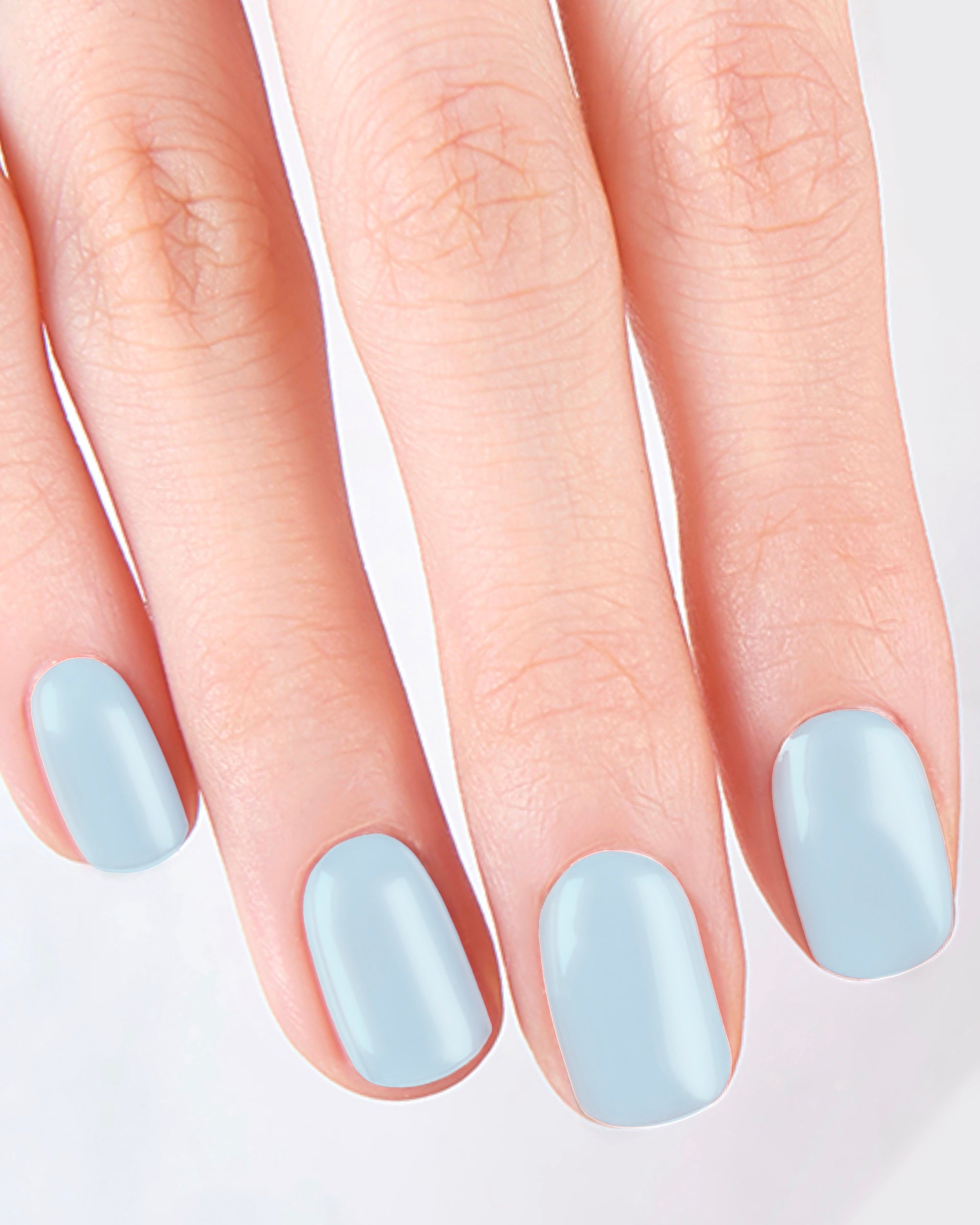 Baby Blue - gel stickers