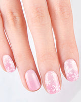 Pink Frost  - gel stickers