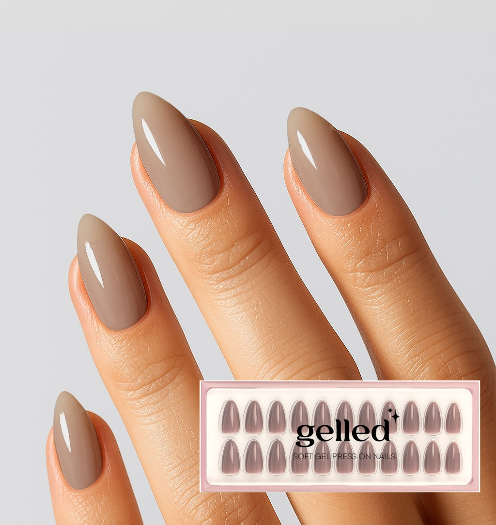 Tiramisu - soft gel press on