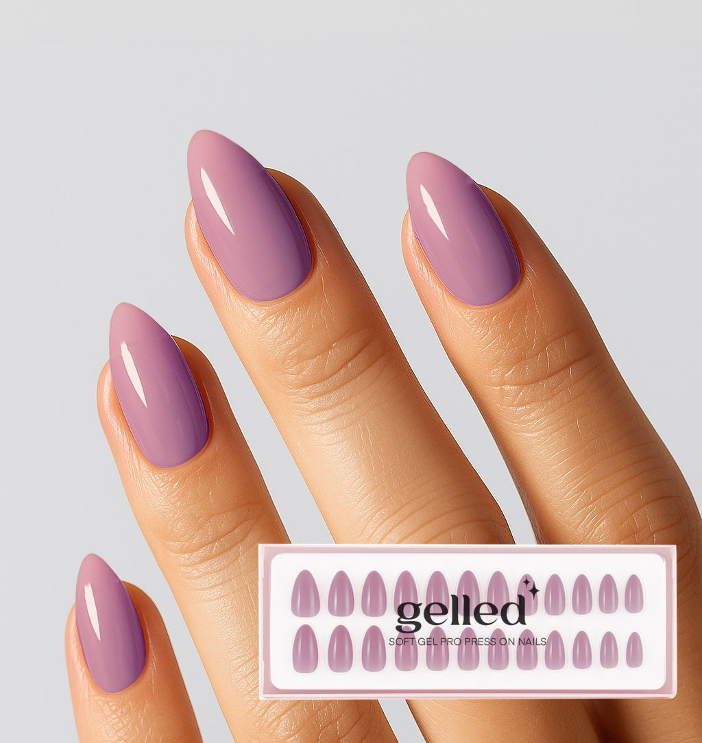 Velvet Mauve - soft gel press on
