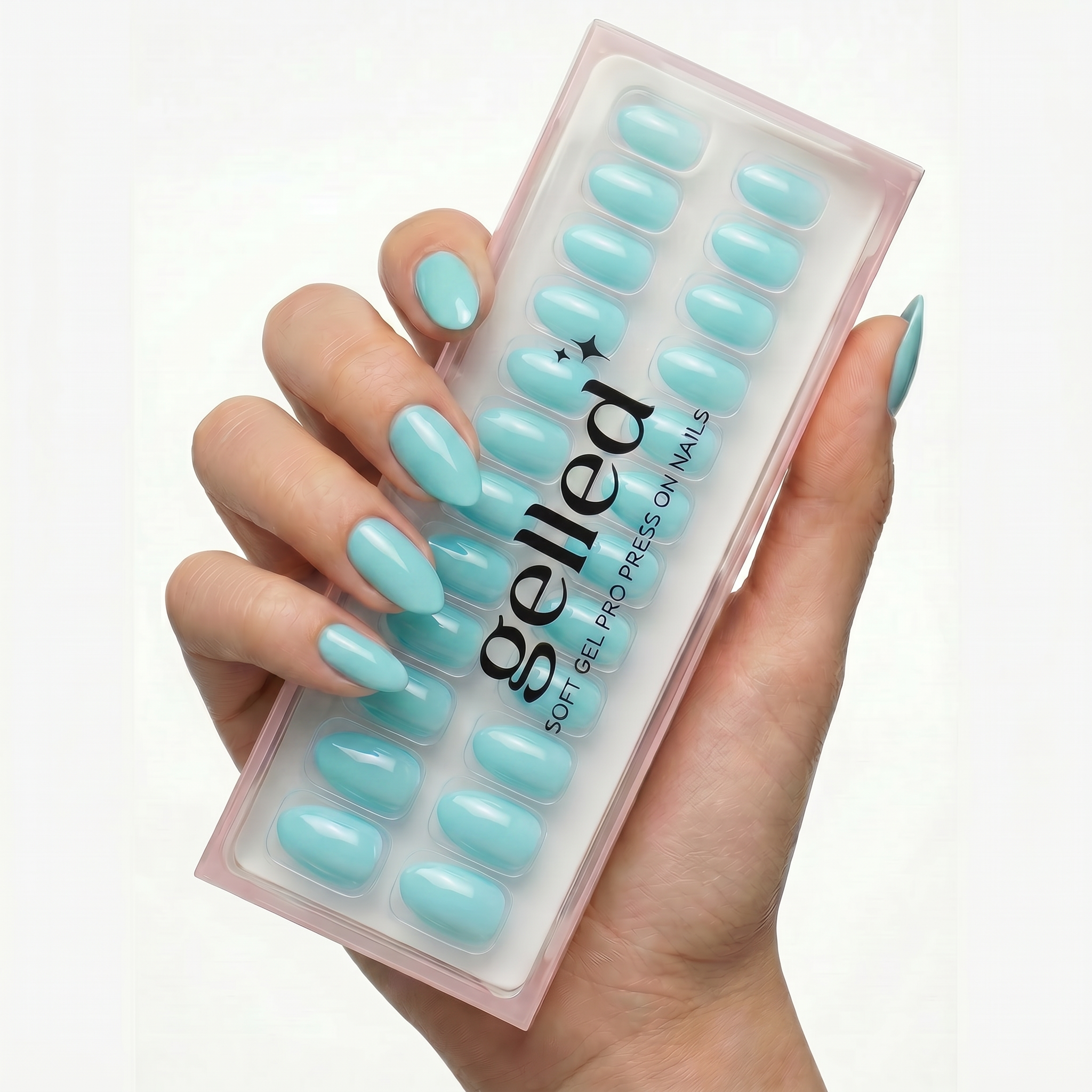 Aqua - soft gel press on