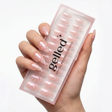 Pink Polka - soft gel press on