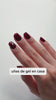 Cabernet - gel stickers
