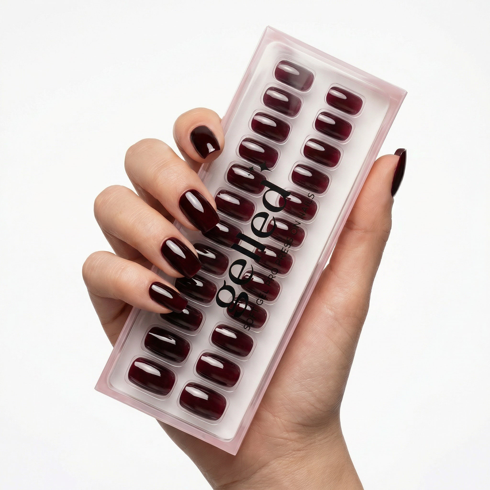 Sangría - soft gel press on