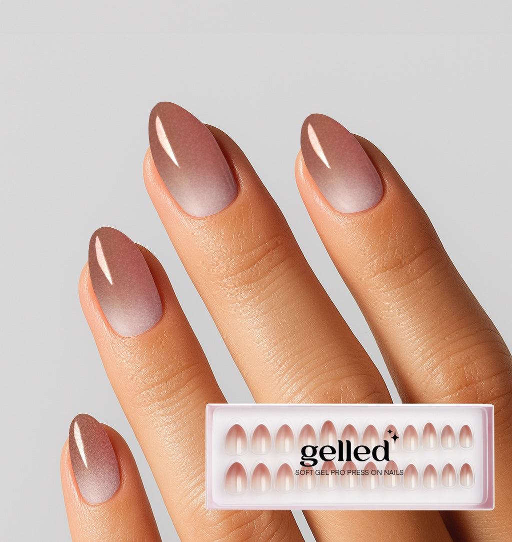Blush - soft gel press on